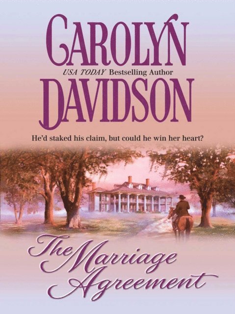Carolyn Davidson - Marriage Agreement, E-bok. Tillgänglighet: Lägg i varukorg