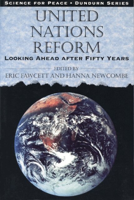 Hanna Newcombe, Eric Fawcett - United Nations Reform, E-bok