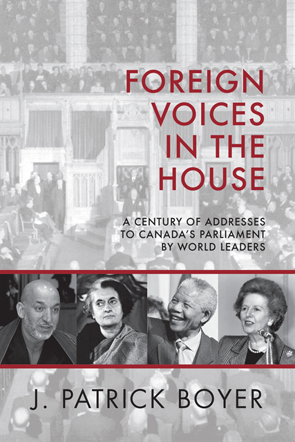 J. Patrick Boyer - Foreign Voices in the House, E-bok
