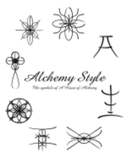 Mydesign9 Com, Weber - Alchemy Style, The Symbols of A House of Alchemy, Häftad