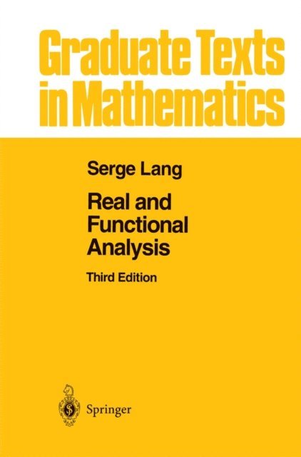 Serge Lang - Real and Functional Analysis, E-bok