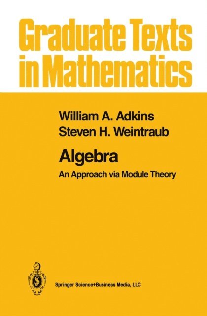 Steven H. Weintraub, William A. Adkins - Algebra, E-bok