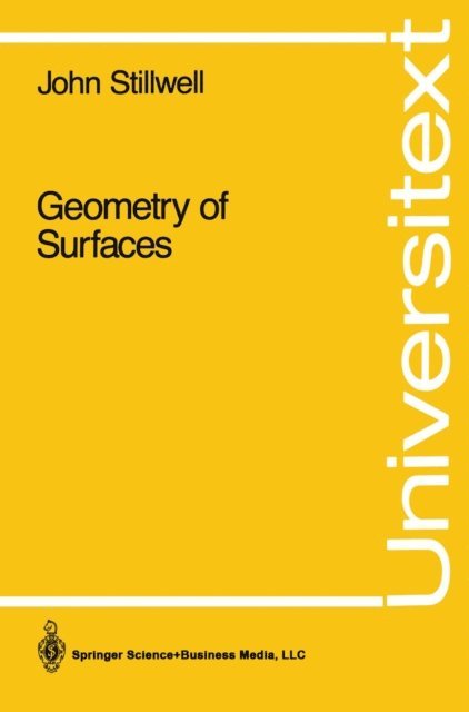 John Stillwell - Geometry of Surfaces, E-bok