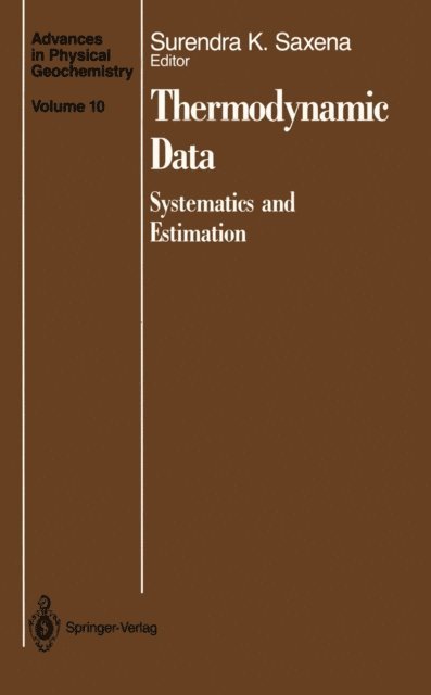 Surendra K. Saxena - Thermodynamic Data, E-bok