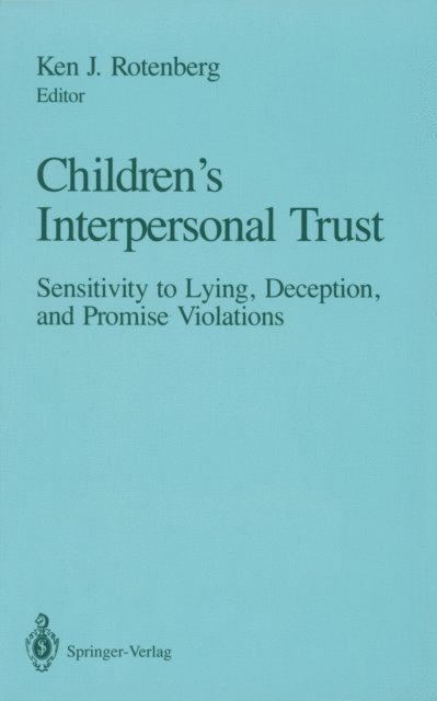 Ken J. Rotenberg - Children's Interpersonal Trust, E-bok