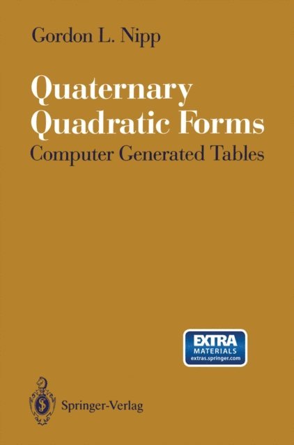 Gordon L. Nipp - Quaternary Quadratic Forms, E-bok