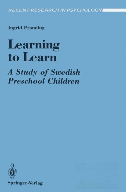 Ingrid Pramling - Learning to Learn, E-bok