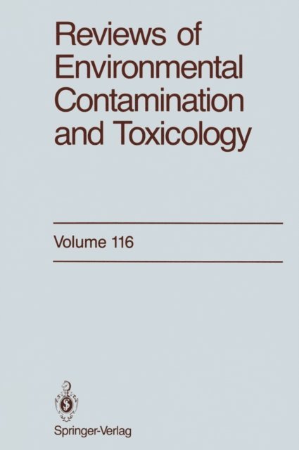 Arthur Bevenue, Herbert N. Niggs, George W. Ware - Reviews of Environmental Contamination and Toxicology, E-bok