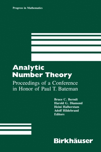 B. Berndt - Analytic Number Theory, E-bok
