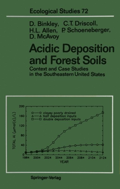 Drew McAvoy, Philip Schoeneberger, H. Lee Allen, Charles T. Driscoll, Dan Binkley - Acidic Deposition and Forest Soils, E-bok