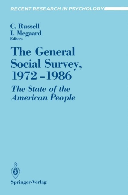 Inger Megaard, Charlos H. Russell - General Social Survey, 1972-1986, E-bok