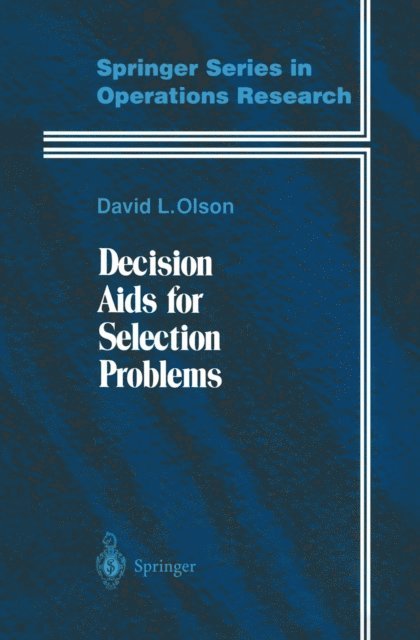 David L. Olson - Decision Aids for Selection Problems, E-bok