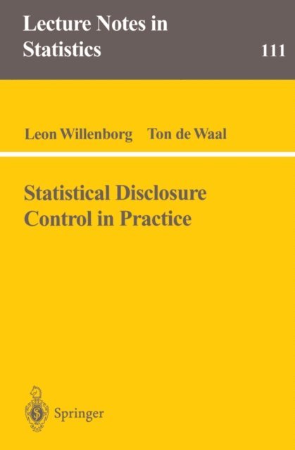 Ton de Waal, Leon Willenborg - Statistical Disclosure Control in Practice, E-bok