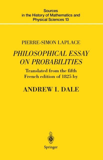 Pierre-Simon Laplace - Pierre-Simon Laplace Philosophical Essay on Probabilities, E-bok