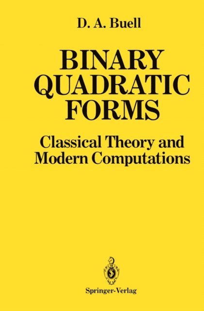 Duncan A. Buell - Binary Quadratic Forms, E-bok