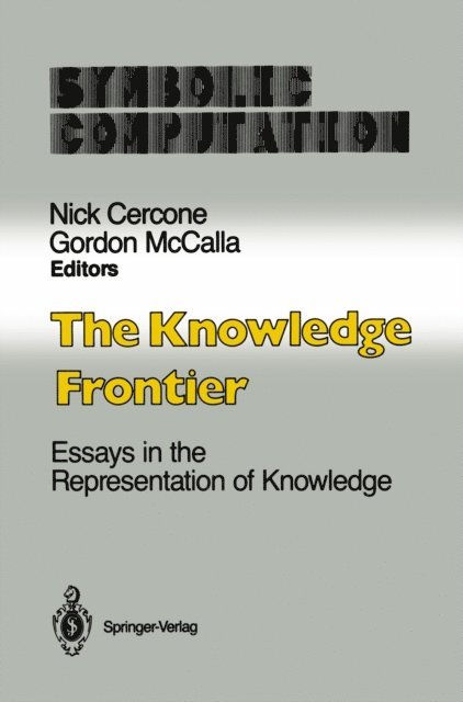Gordon McCalla, Nick Cercone - Knowledge Frontier, E-bok