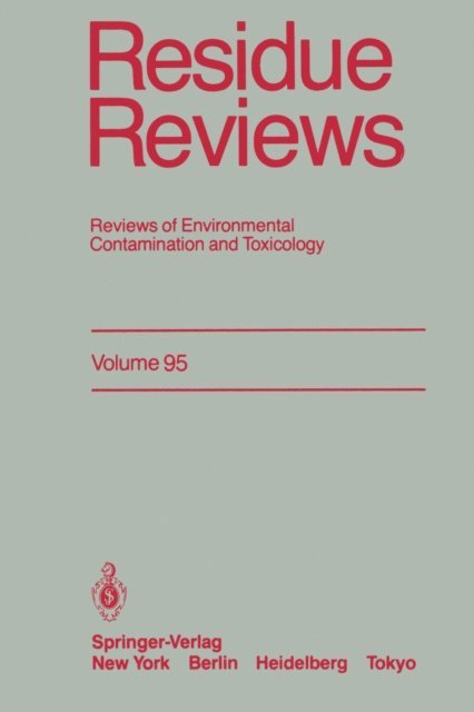 Jane Davies Gunther, Francis A. Gunther - Residue Reviews, E-bok