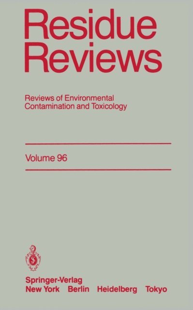 Francis A. Gunther - Residue Reviews, E-bok
