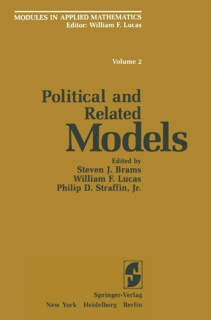 P.D. Jr. Straffin, W.F. Lucas, S.J. Brams - Political and Related Models, E-bok
