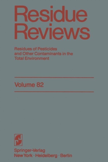 Jane Davies Gunther, Francis A. Gunther - Residue Reviews, E-bok