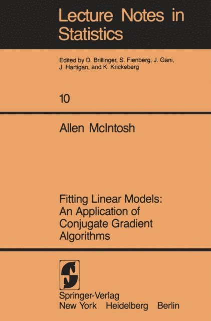 A. McIntosh - Fitting Linear Models, E-bok