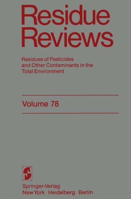 Jane Davies Gunther, Francis A. Gunther - Residue Reviews, E-bok