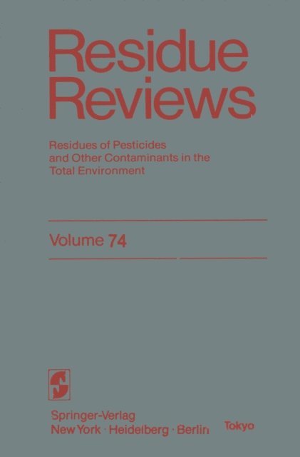 Jane Davies Gunther, Francis A. Gunther - Residue Reviews, E-bok