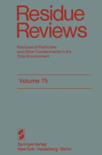 Jane Davies Gunther, Francis A. Gunther - Residue Reviews, E-bok