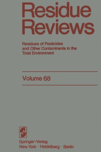 Jane Davies Gunther, Francis A. Gunther - Residue Reviews, E-bok