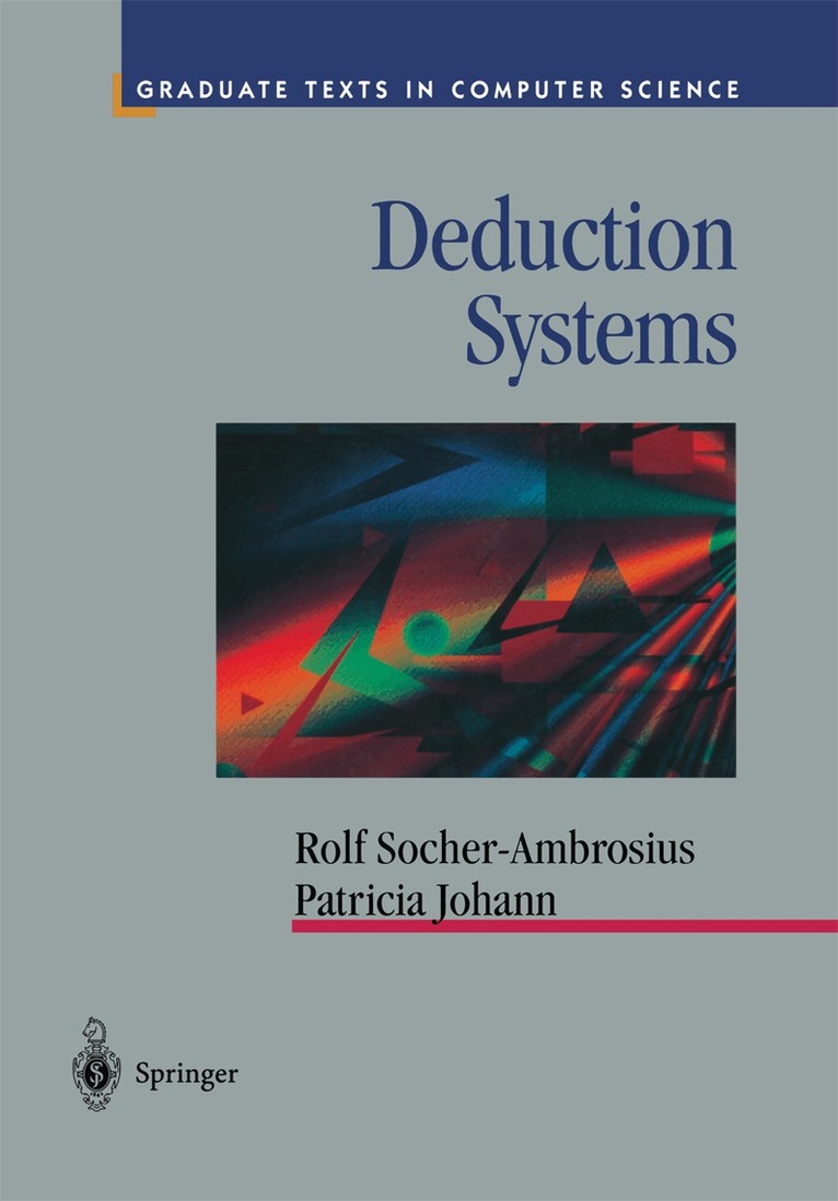 Rolf Socher-Ambrosius, Patricia Johann - Deduction Systems, Häftad
