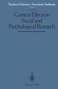 Context Effects in Social and Psychological Research