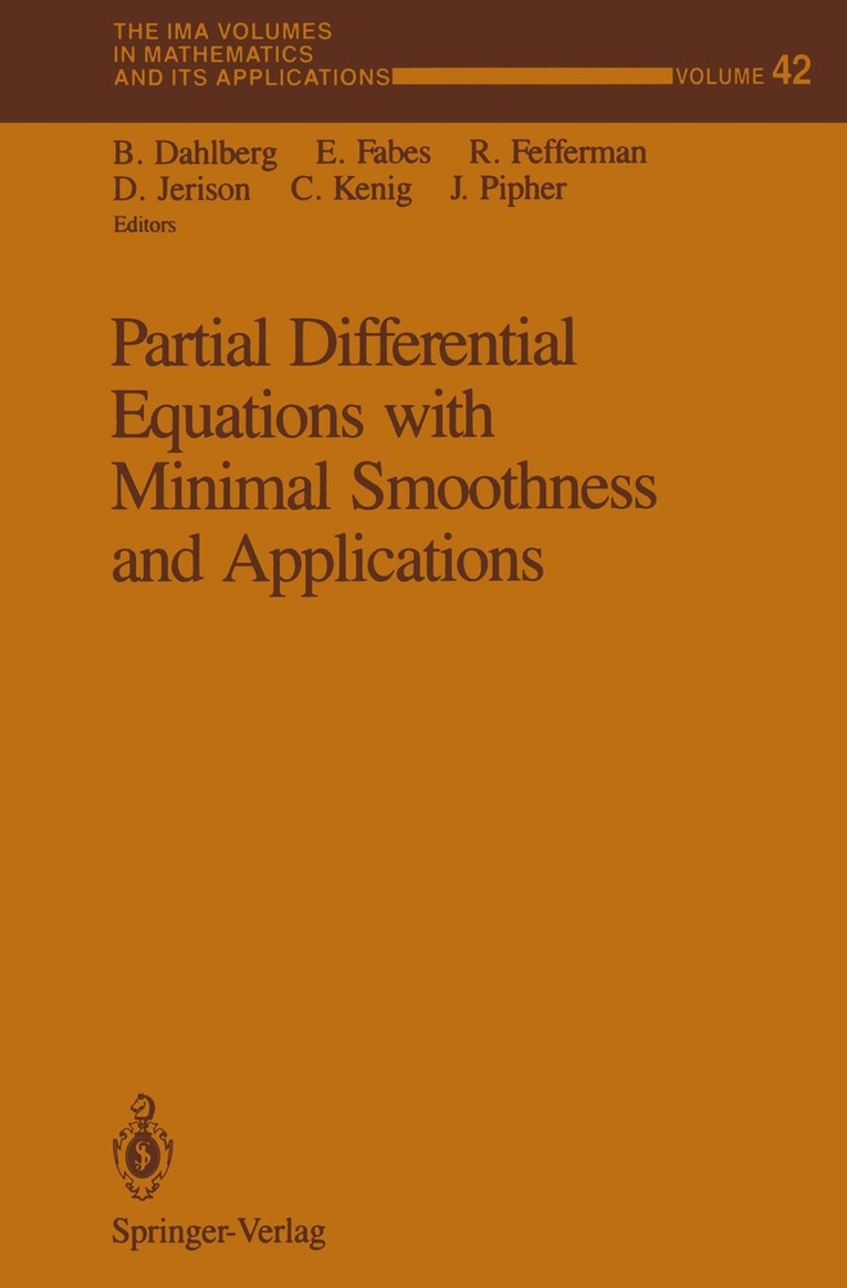 Partial Differential Equations with Minimal Smoothness and Applications