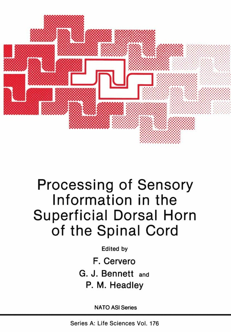 F. Cervero, G. J. Bennett, P. M. Headley - Processing of Sensory Information in the Superficial Dorsal Horn of the Spinal Cord, Häftad