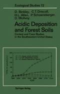 Acidic Deposition and Forest Soils