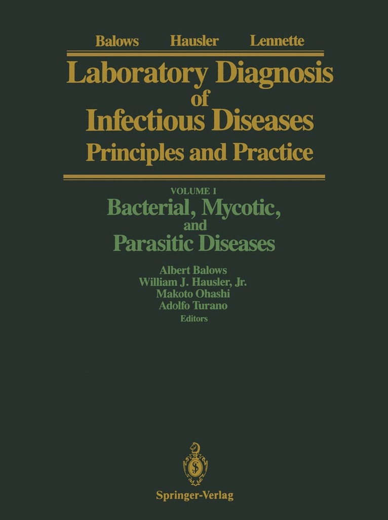 Albert Balows, William J. Jr. Hausler, Makoto Ohashi, Adolfo Turano - Laboratory Diagnosis of Infectious Diseases, Häftad