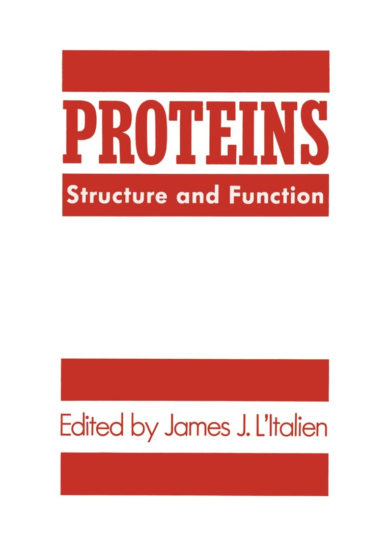 James J. L'Italien - Proteins, Häftad