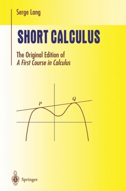 Serge Lang - Short Calculus, E-bok