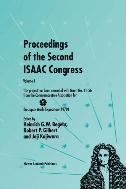 Joji Kajiwara, R.P. Gilbert, Heinrich G.W. Begehr - Proceedings of the Second ISAAC Congress, E-bok