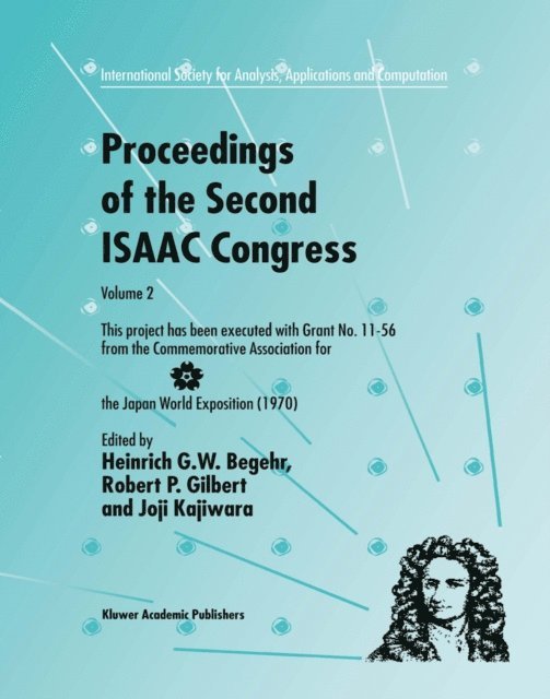 Joji Kajiwara, R.P. Gilbert, Heinrich G.W. Begehr - Proceedings of the Second ISAAC Congress, E-bok