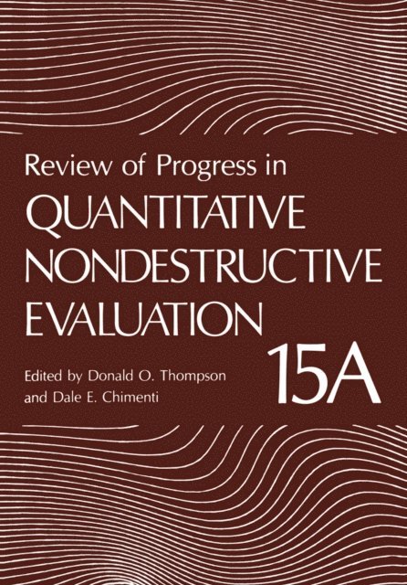 Dale E. Chimenti, Donald O. Thompson - Review of Progress in Quantitative Nondestructive Evaluation, E-bok