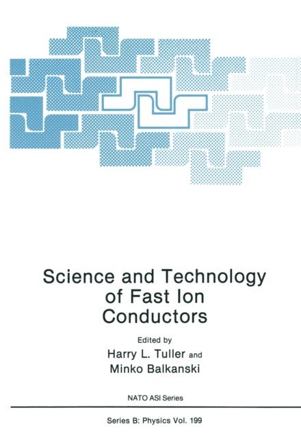 M. Balkanski, Harry L. Tuller - Science and Technology of Fast Ion Conductors, E-bok