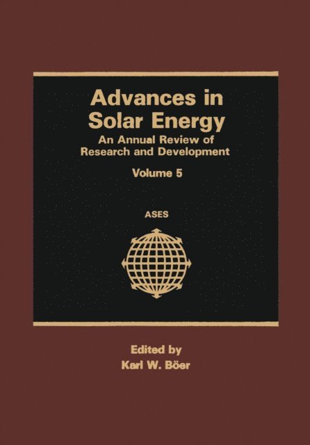 Karl W. Boer - Advances in Solar Energy, E-bok