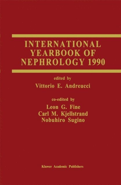 Leon F. Fine - International Yearbook of Nephrology 1990, E-bok