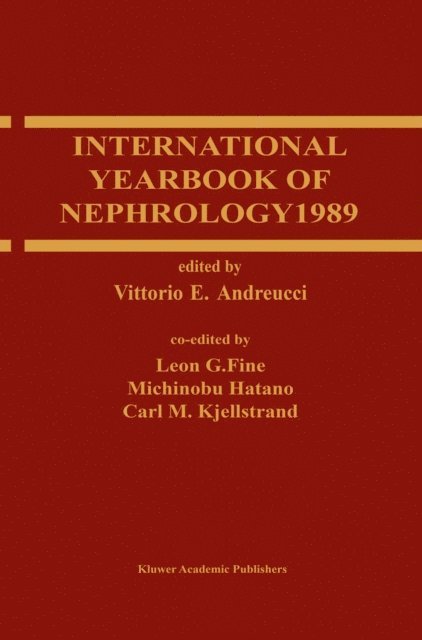 V.E. Andreucci - International Yearbook of Nephrology 1989, E-bok