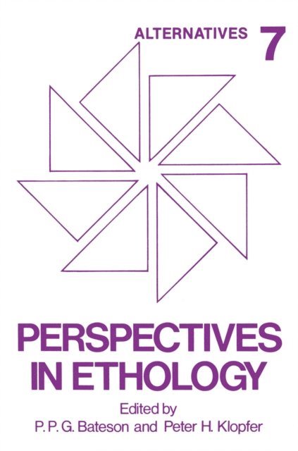Peter H. Klopfer, P.P.G. Bateson - Perspectives in Ethology, E-bok
