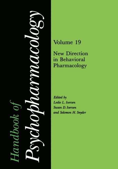 Solomon H. Snyder, Leslie Iversen - Handbook of Psychopharmacology, E-bok