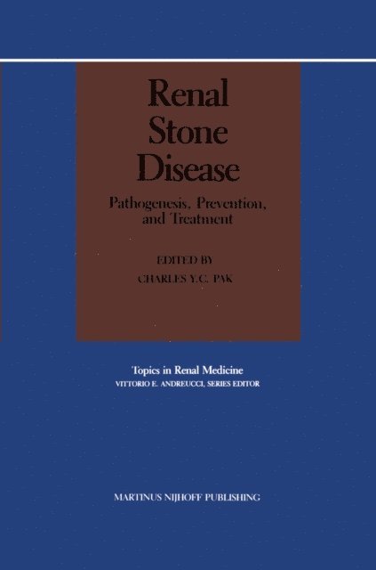 Charles Y.C. Pak - Renal Stone Disease, E-bok