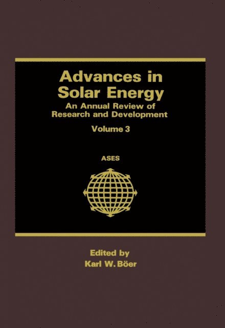 Karl W. Boer - Advances in Solar Energy, E-bok