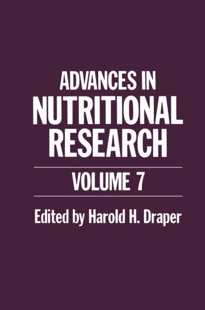 Harold H. Draper - Advances in Nutritional Research, E-bok