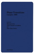 Phase Transitions Carg�se 1980